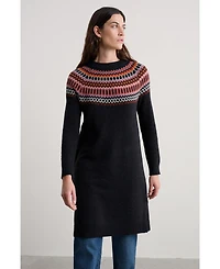 Seasalt Cornwall Women's Bird Ring Long Sleeve Dress