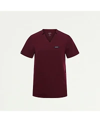 Jaanuu Women's Helia 3-Pocket Classic Notched V-Neck Scrub Top