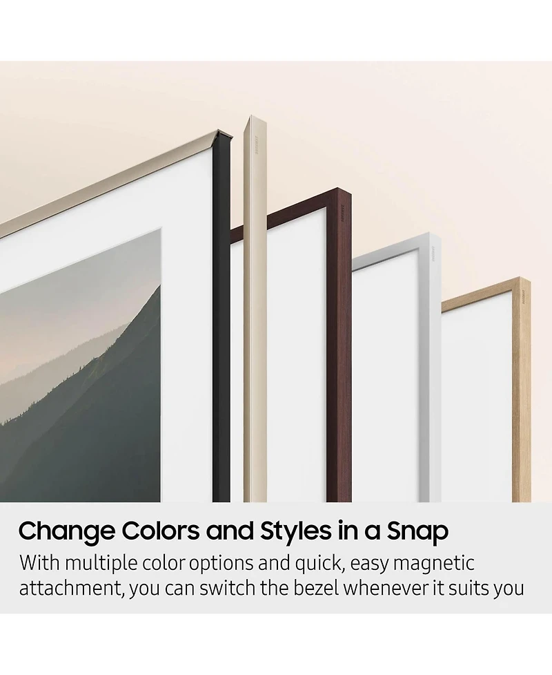 Samsung Vg-SCFF75TKBZA 75" Modern Teak Customizable Bezel Frame Accessory