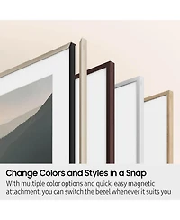 Samsung Vg-SCFF75TKBZA 75" Modern Teak Customizable Bezel Frame Accessory