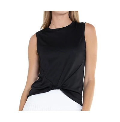Lucky Love Women's Twist Front Tennis Tank Top