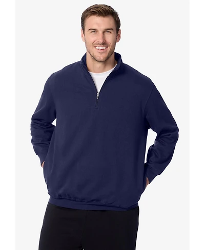 KingSize Big & Tall Fleece 1/4 Zip Sweatshirt
