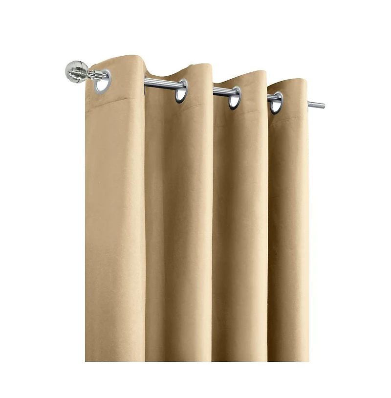 Thermaplus Alpine Blackout Premium Stylish and Functional Grommet Curtain Panel 52" x Taupe