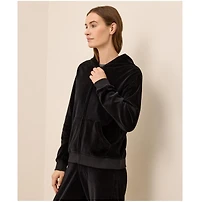 Pact Women's Organic Cotton Velour Zip Hoodie