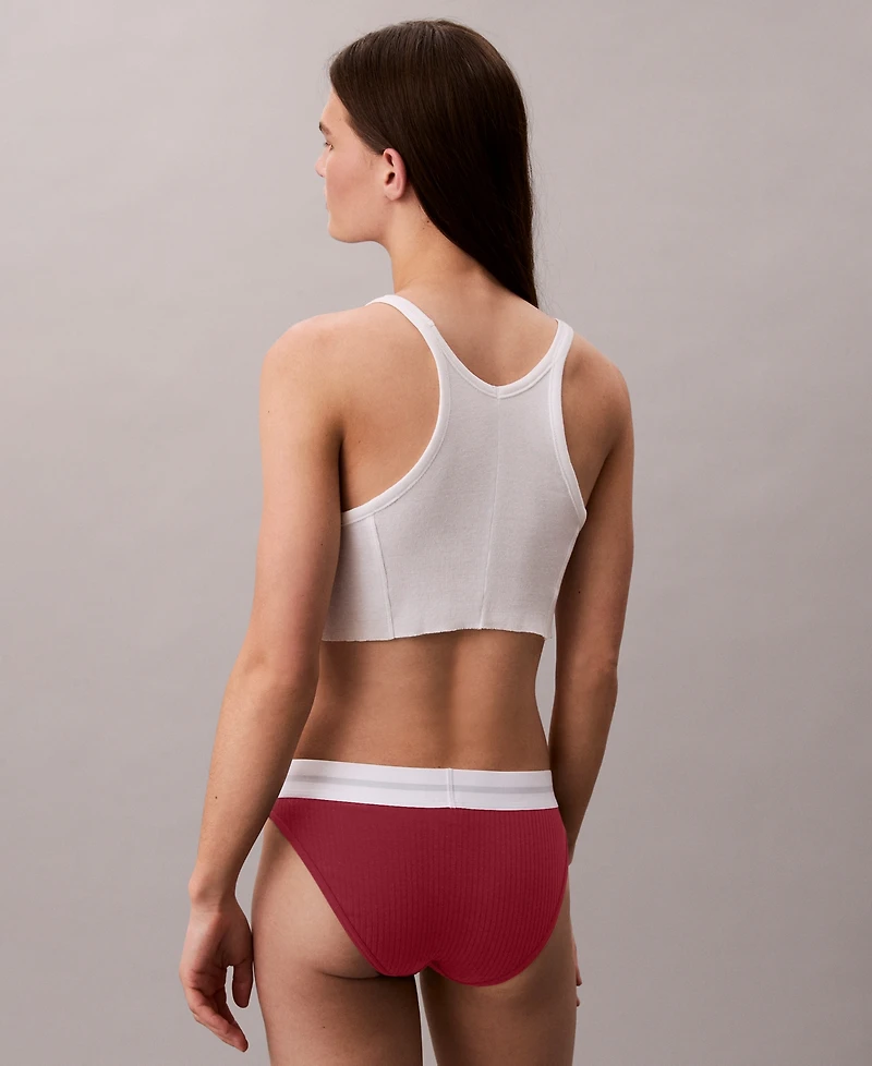 Calvin Klein Women's Ribbed Bikini Underwear QF8022