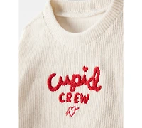 Carter's Baby Girls or Boys 2-Piece Cupid Crew T-Shirt and Pants Set