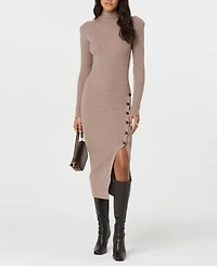 Astr the Label Women's Soryn Turtle Neck Sweater Dress