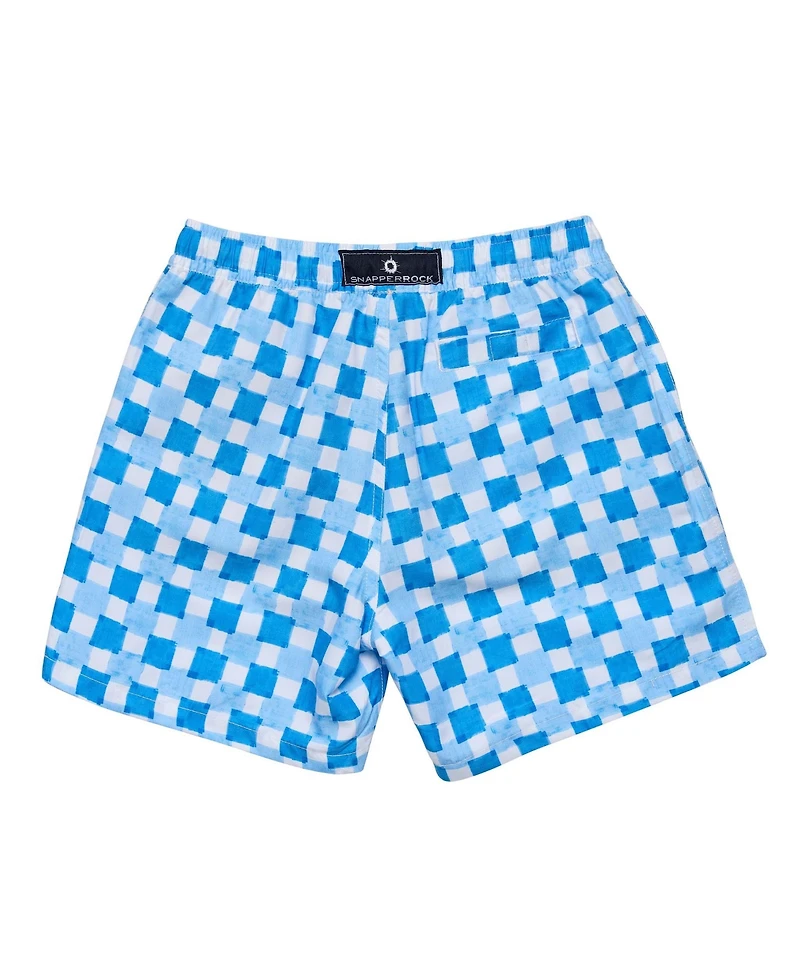 Snapper Rock Little Boys 4-20 Ocean Grid Swim Short