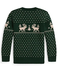 2/16NM Cotton Wool-long Sleeve-crew Neck-pullover-sweater