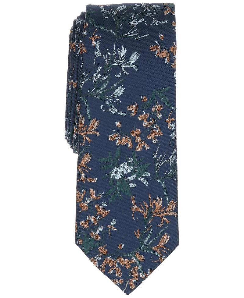 Bar Iii Men's Barwick Floral Skinny Tie, Macy's Exclusive