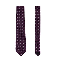 Trafalgar Men's Basil Bubble Floral Business Novelty Silk Necktie