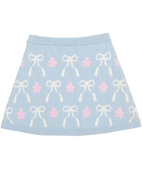 Disney Girls 2T-6X 2-Piece Stitch Long-Sleeve Top and Skirt Set