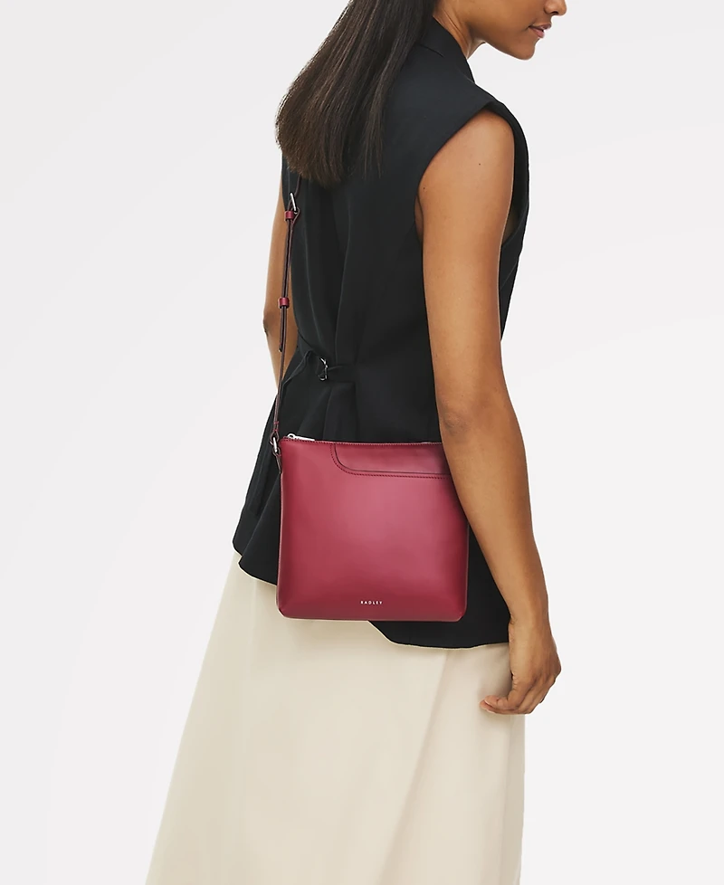 Radley London Pockets Small Leather Zip Top Crossbody Bag