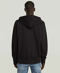G-Star Raw Men's Script Long-Sleeve Hooded Sweatshirt