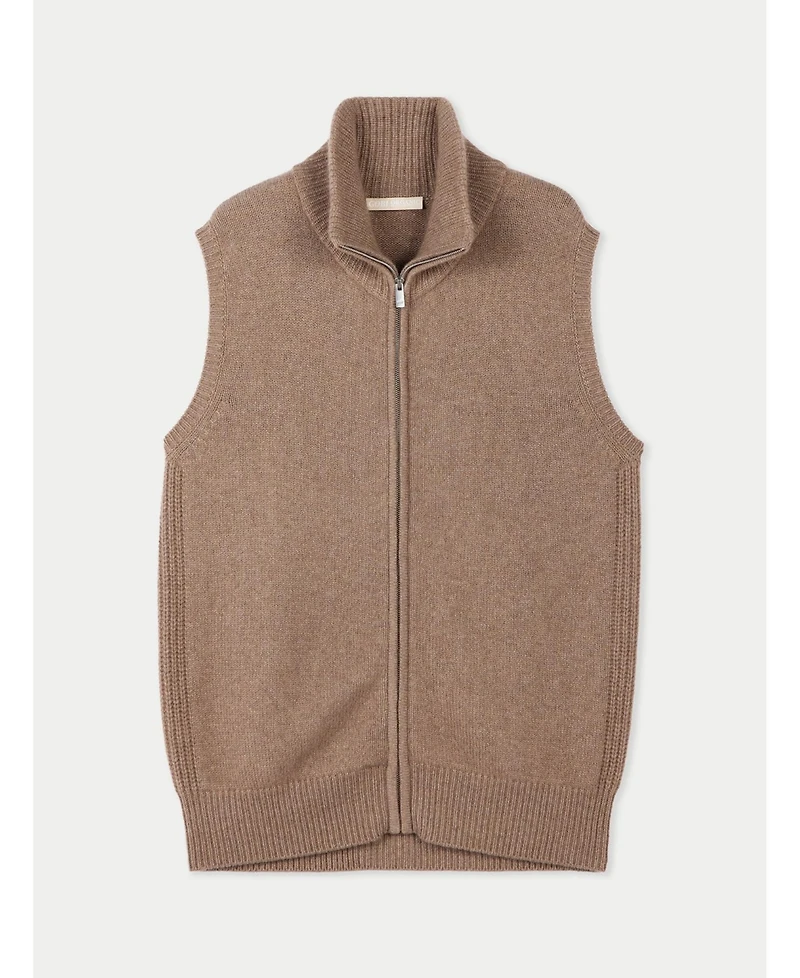 Gobi Cashmere Men's Cashmere Full-Zipper Vest