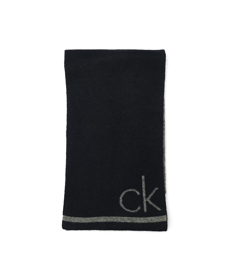 Calvin Klein Men's 2-Piece Fuzzy Scarf and Hat Set