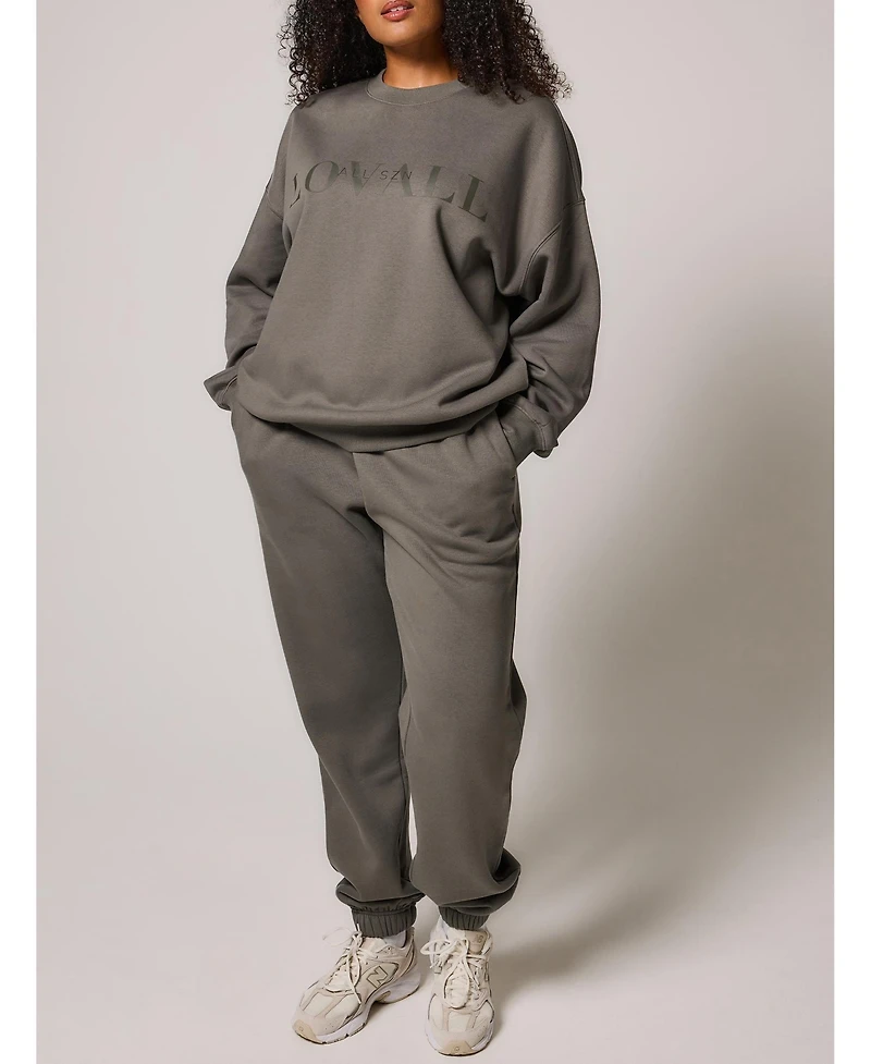Lovall Women's All Szn Organic Cuffed Jogger