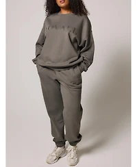 Lovall Women's All Szn Organic Cuffed Jogger