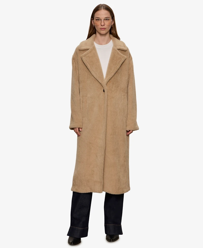 Sanctuary Women's Live Faux-Fur Coat