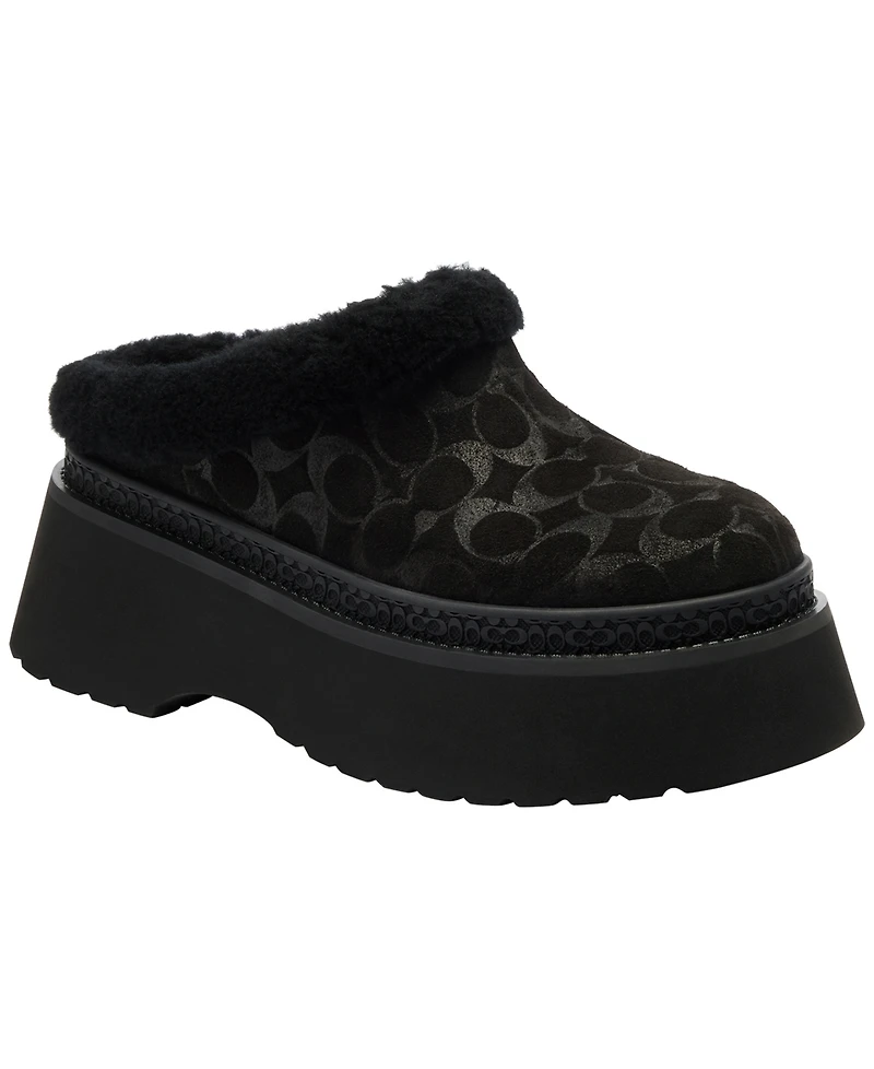 Coach Women's Cecelia Slip-On Platform Clogs
