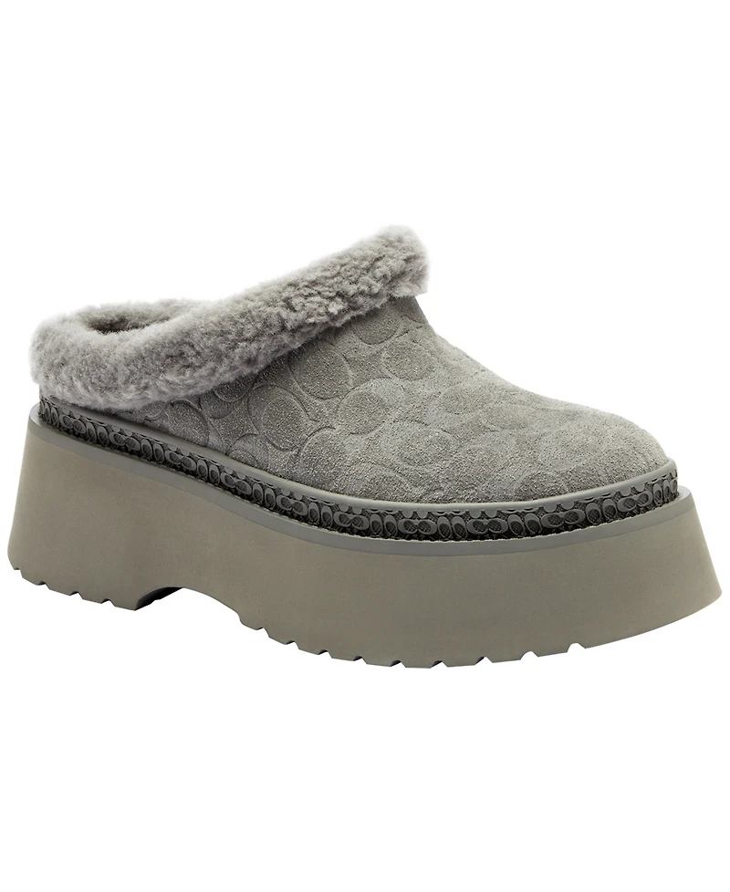 Coach Women's Cecelia Slip-On Platform Clogs