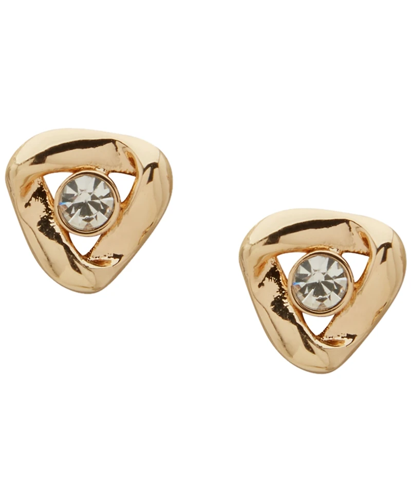 Anne Klein 3-Pc. Cubic Zirconia Twisted Stone Trio Earrings Set
