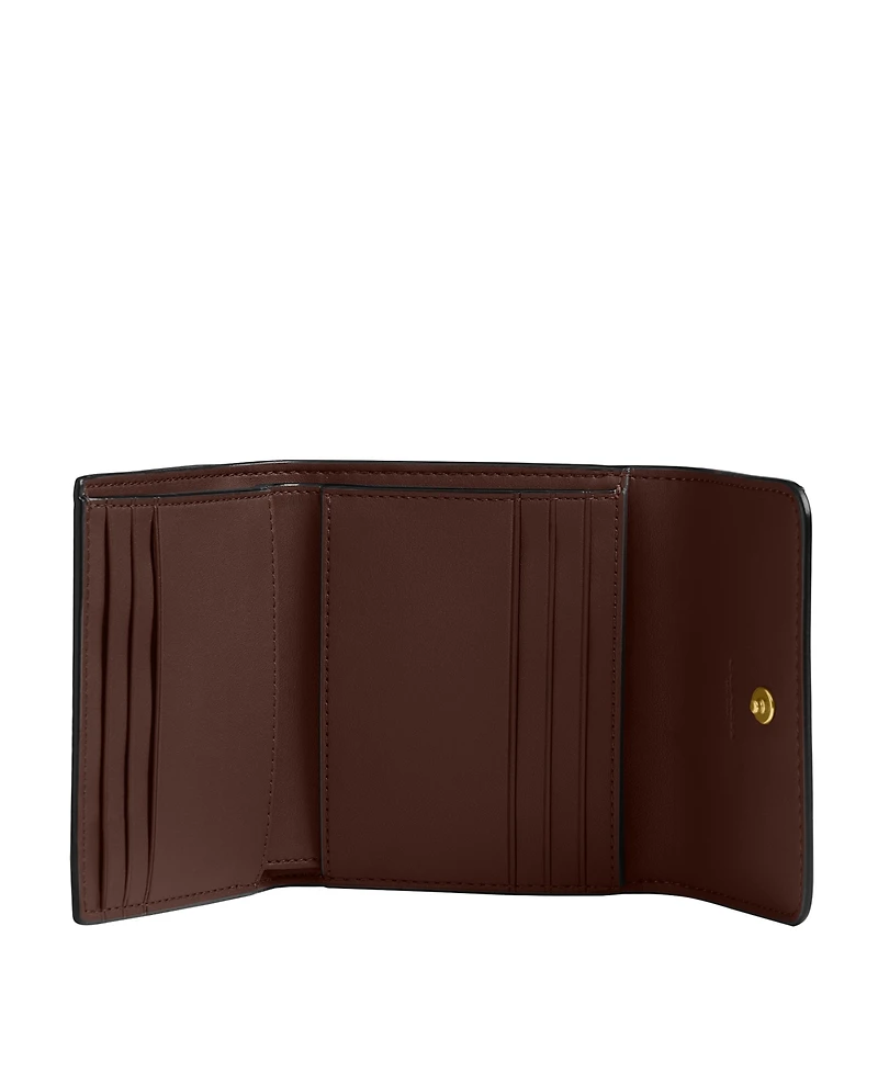 Coach Mila Small Flap Wallet Signature Canvas