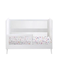 BreathableBaby Cotton Percale Fitted Sheet, For 52" x 28"/132 71 cm Crib & Toddler Bed Mattress (2-Pack)