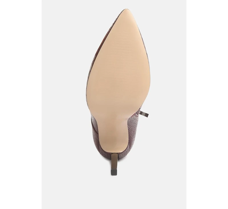 knocturn croc textured over the boots