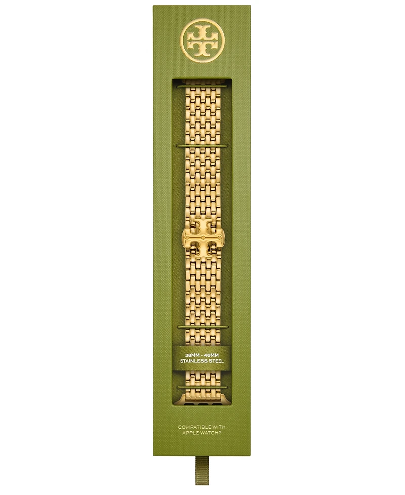 Tory Burch Two-Tone Stainless Steel Bracelet For Apple Watch 38mm-45mm