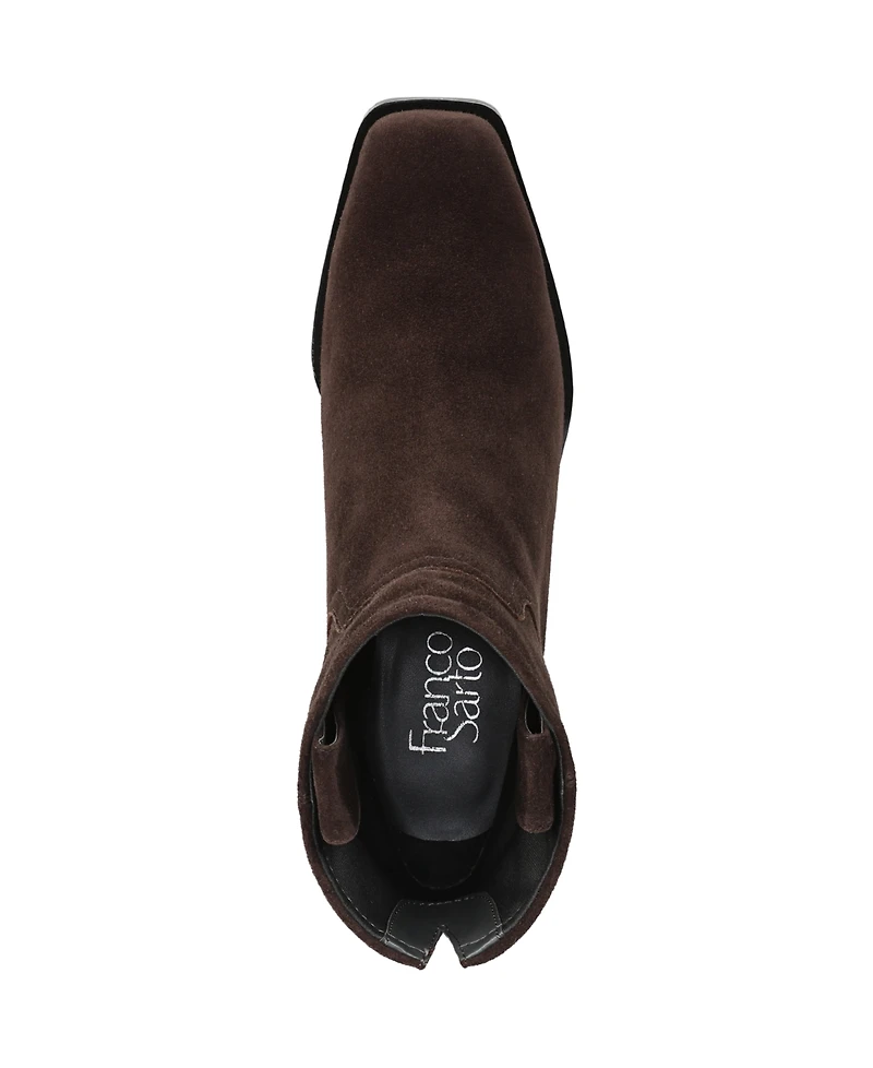 Franco Sarto Women's Ivanna Square Toe Pull On Short Boots