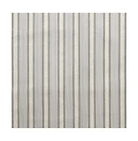 Ellis Curtain Springfield Stripe 3" Rod Pocket Tailored Valance for Windows 80" x 13" Black