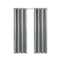 Thermaplus Denver 100% Blackout Grommet Exclusive Curtains for Livingroom 52" x Taupe Grey