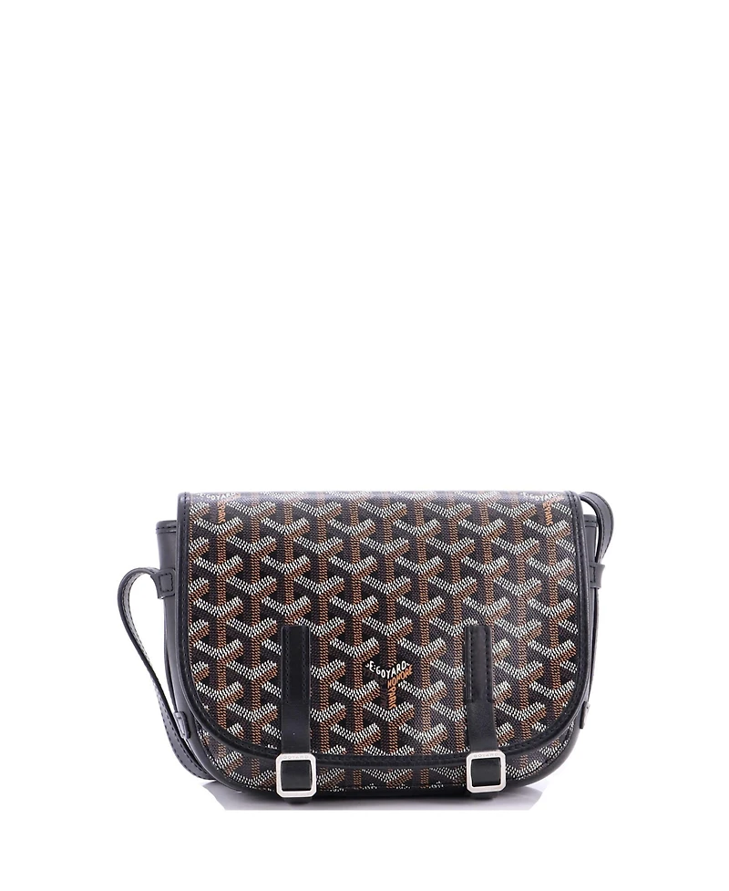 Pre-Owned Goyard Pm Belvedere Messenger Bag Coated Canvas