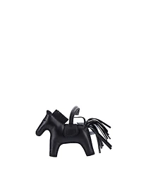 Pre-Owned Hermes Pm So Black GriGri Rodeo Bag Charm Leather