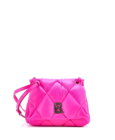 Pre-Owned Balenciaga Medium Touch Shoulder Bag Quilted Puffy Leather