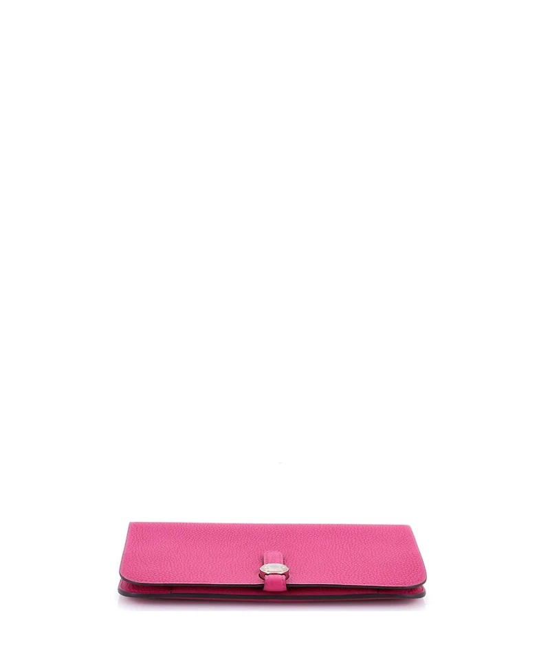 Pre-Owned Hermes Dogon Duo Combined Wallet Leather