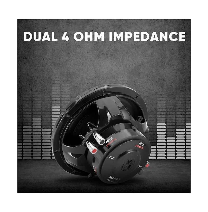 8'' 800 Watt Dual Voice Coil Subwoofer, 4 Ohm