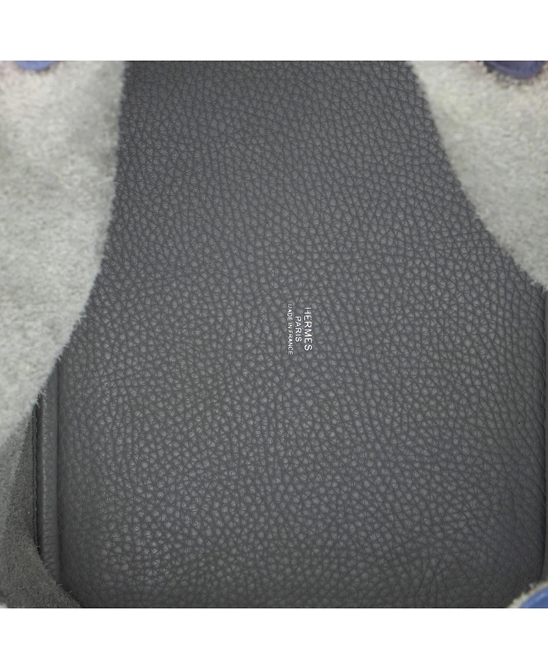 Pre-Owned Hermes Mm Bicolor Picotin Lock Bag Clemence with Swift
