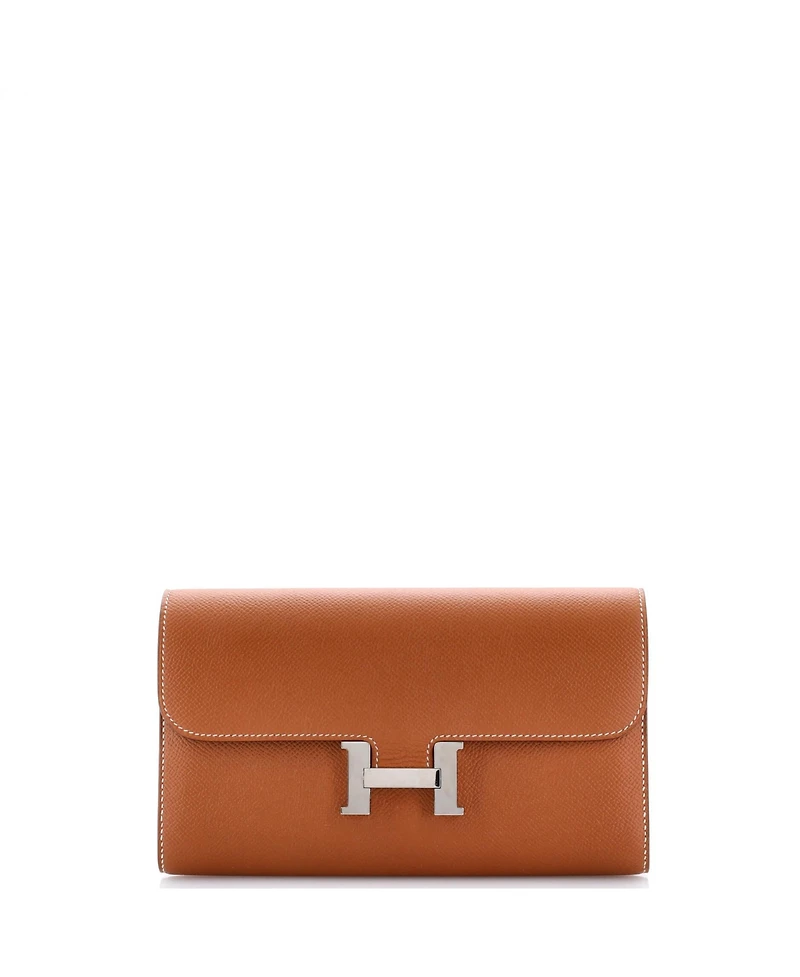 Pre-Owned Hermes Long Constance Wallet Epsom