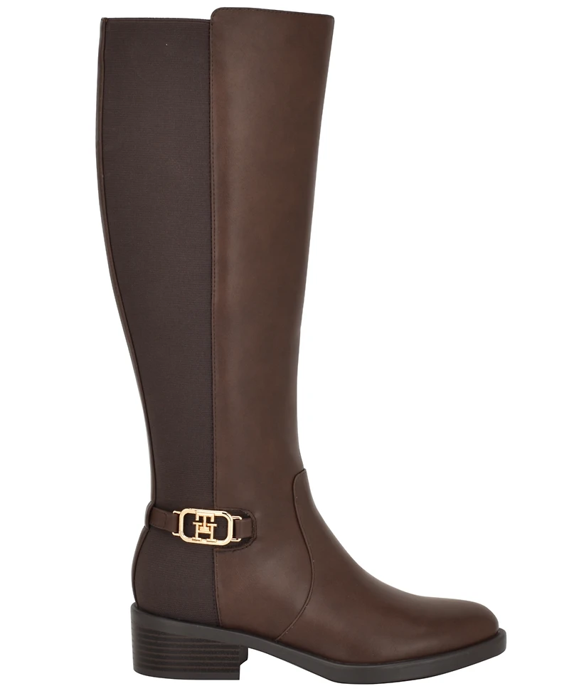 Tommy Hilfiger Women's Imaliz Tall Ornamented Riding Boots