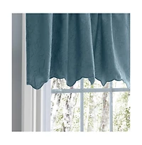 Ellis Curtain Portland Crushed Taffeta Rod Pocket Valance - 48x15