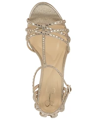 Jessica Simpson Women's Jivira Rhinestone Strappy Stiletto Sandals