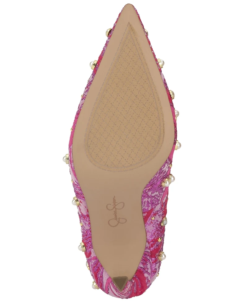 Jessica Simpson Women's Welica Embellished Pointed-Toe Pumps