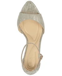 Jessica Simpson Women's Nelira Almond Toe Stiletto Sandals