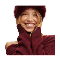 Cotton On Women's Off The Shoulder Fluffy Knit Jumper