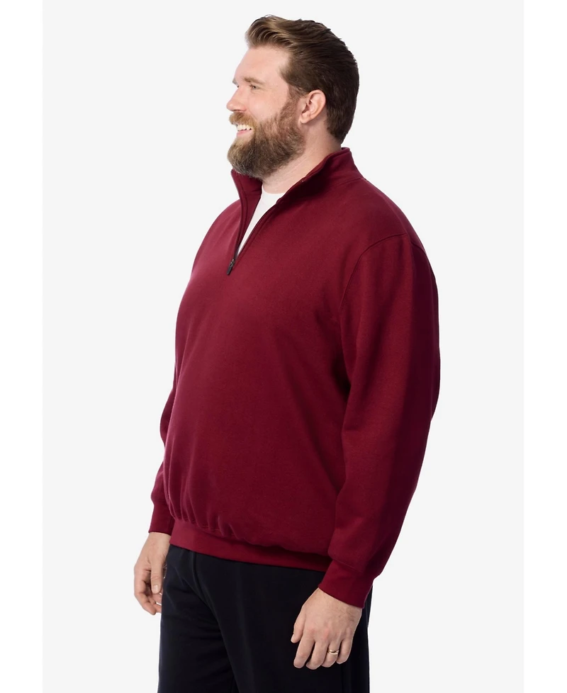 KingSize Big & Tall Fleece 1/4 Zip Sweatshirt