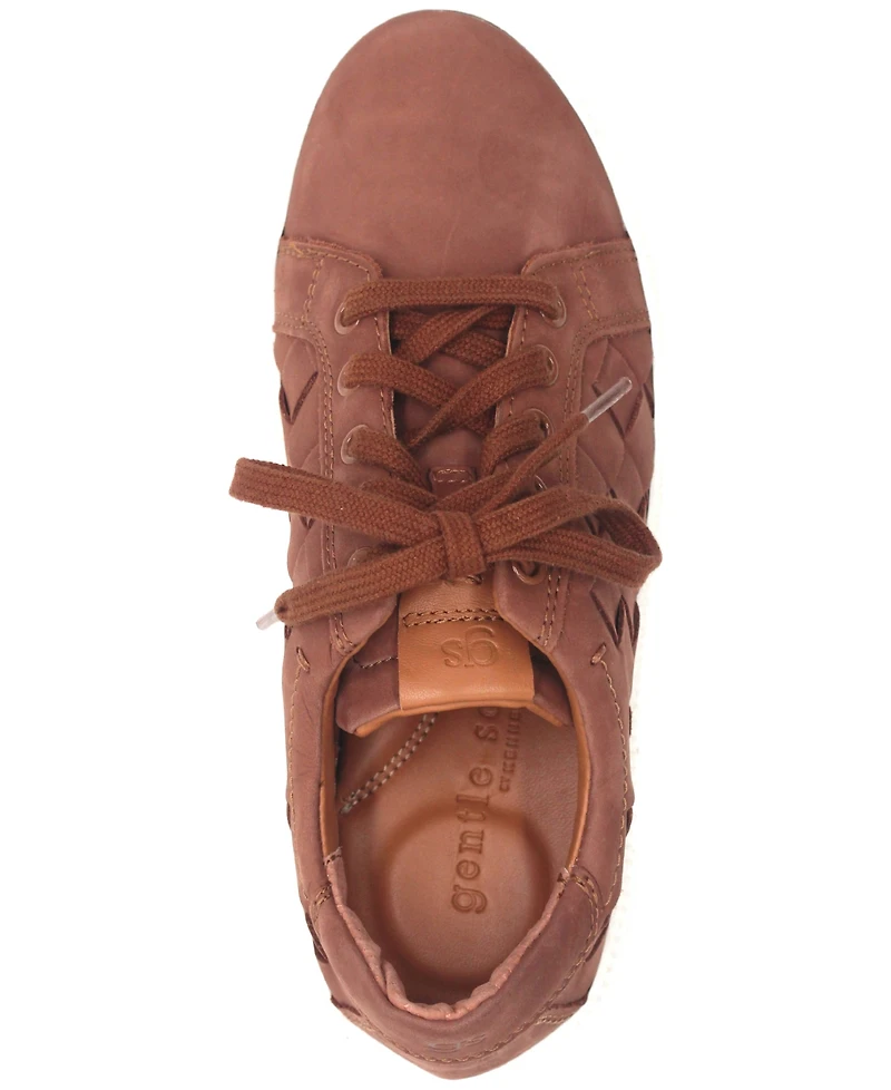 Gentle Souls Women's Kindy Woven Round Toe Sneakers