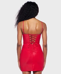 Alex & Sophia Juniors' Shimmer Sleeveless Dress