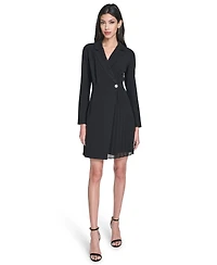Vince Camuto Women's Collared Long-Sleeve Dress